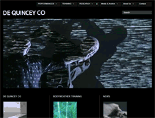 Tablet Screenshot of dequinceyco.net